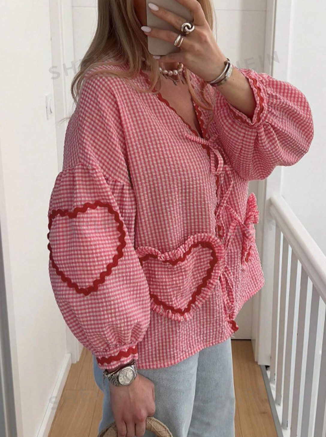 Heart Pocket Blouse